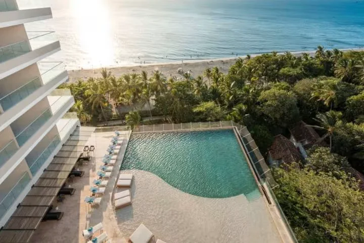 Playa vista desde el aire