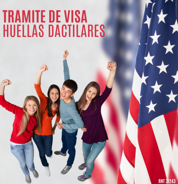 Tramite de visa huellas dactilares